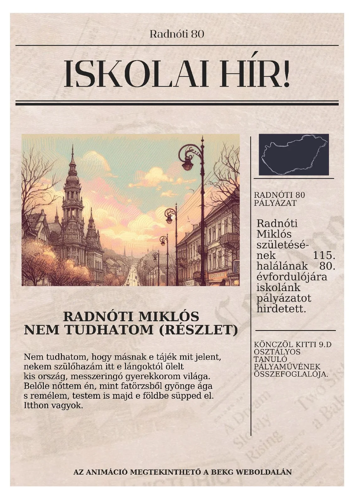Köncöl Kitti - Animáció plakátja