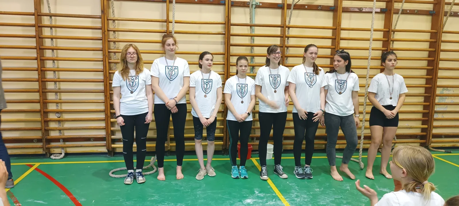 Kötélmászó verseny a Petőfi Gimiben