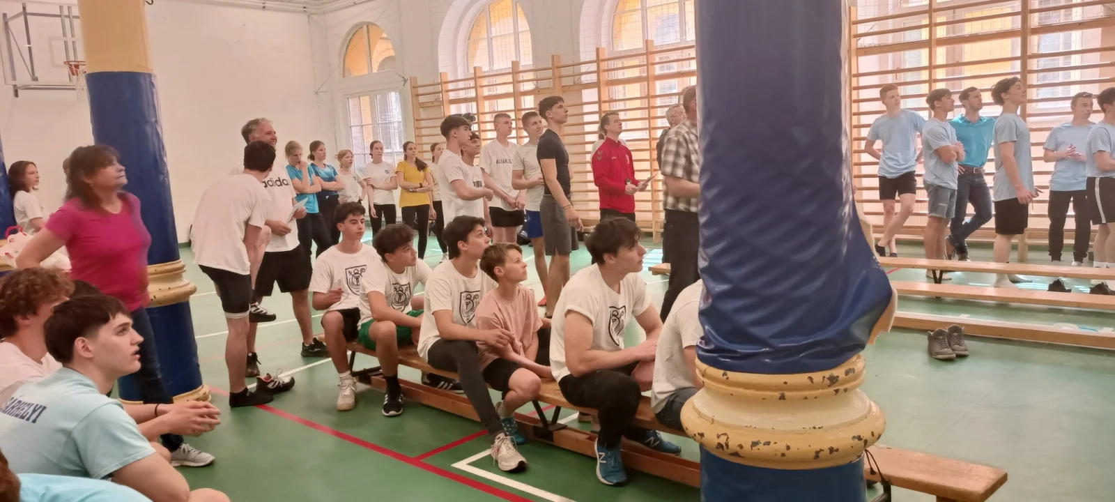 Kötélmászó verseny itthon, az EKG-ban