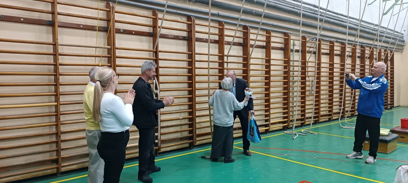 Kötélmászó verseny a Petőfi Gimnáziumban