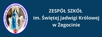 A zegocinai Szent Hedvig Királyné Iskolaközpont logója.
